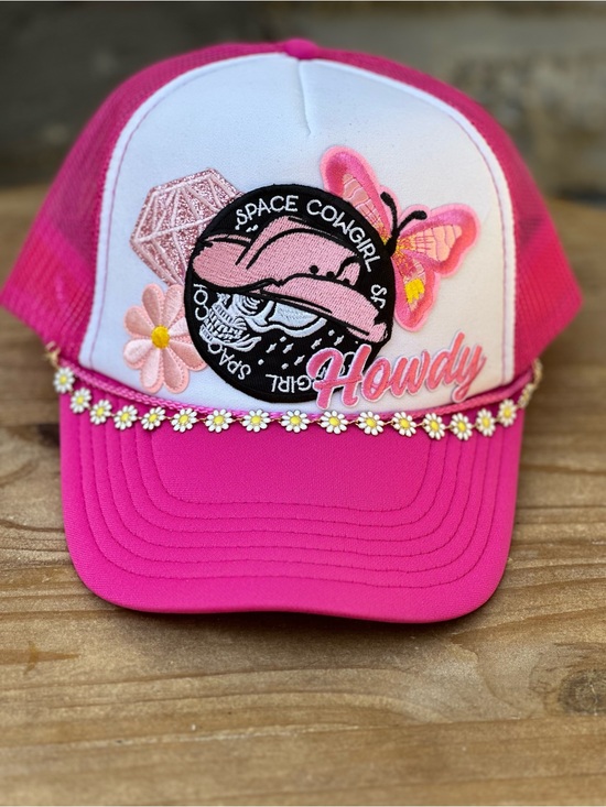 Accessories - New Custom Trucker Hat pink